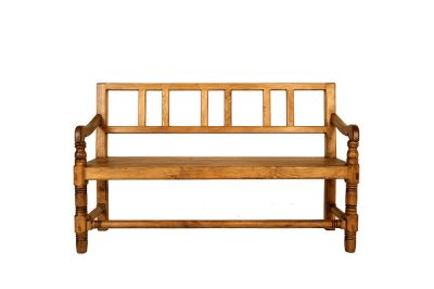 Vintage Colonial Arm Bench-0