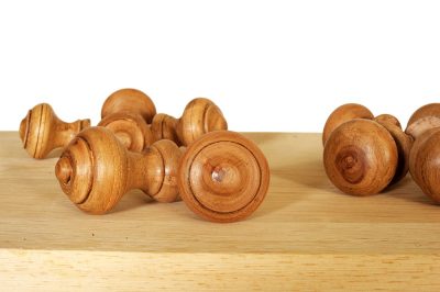 Solid Wood 3” Decorative Rim Knobs -0