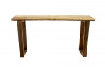 5' Reclaimed Elm Console Table-0