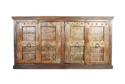 4 Door Brown Vintage Sideboard-0