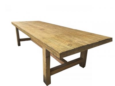 8' Reclaimed Pine Dining Table -0